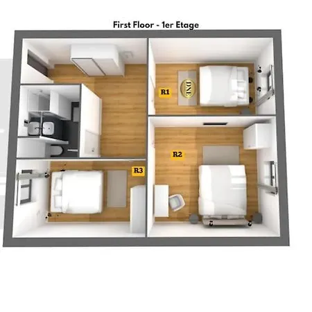 Holiday home L'edificio - 12p - 5 - Paris Champs-Sur-Marne